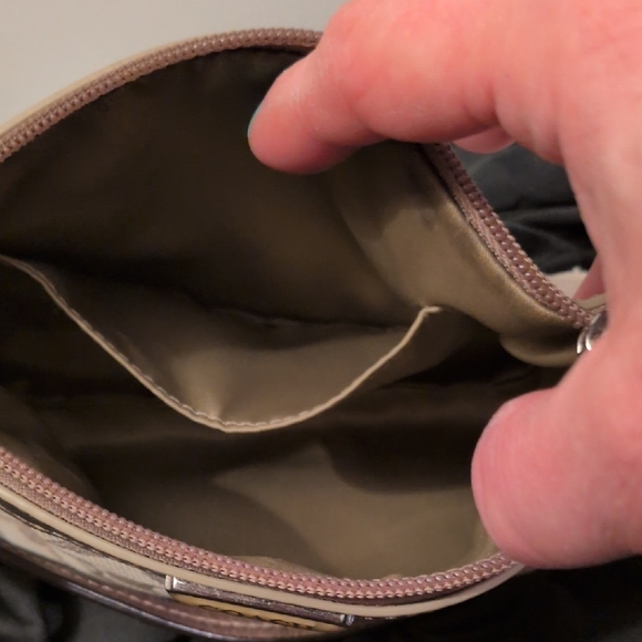 Coach Metallic Beige Wristlet - Picture 10 of 11